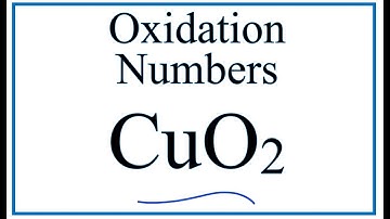 How to find the Oxidation Number for Cu in Cu2O