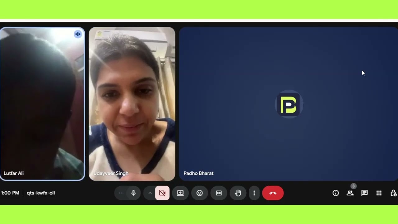 Real Live Online Class Recording |  Padho Bharat   Live Class Recording for Fast Learning