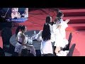 레드벨벳 Red Velvet : 리액션 reaction : 제니 가수상 소감 Jennie Artist Award : fancam : 잠실 190123
