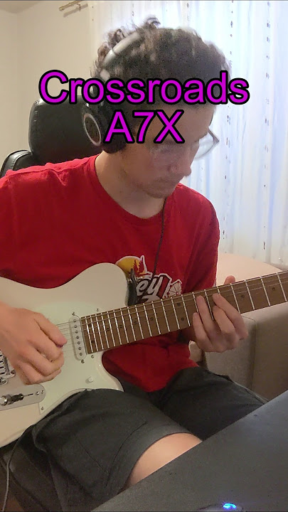 CROSSROADS A7X guitar solo #avengedsevenfold #a7x #synystergates #guitartok #metalguitar