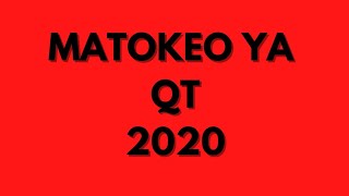 MATOKEO YA QT 2020/(matokeo ya darasa la nne 2020) [matokeo ya kidato Cha Pili 2020] FORM FOUR 2020; screenshot 1