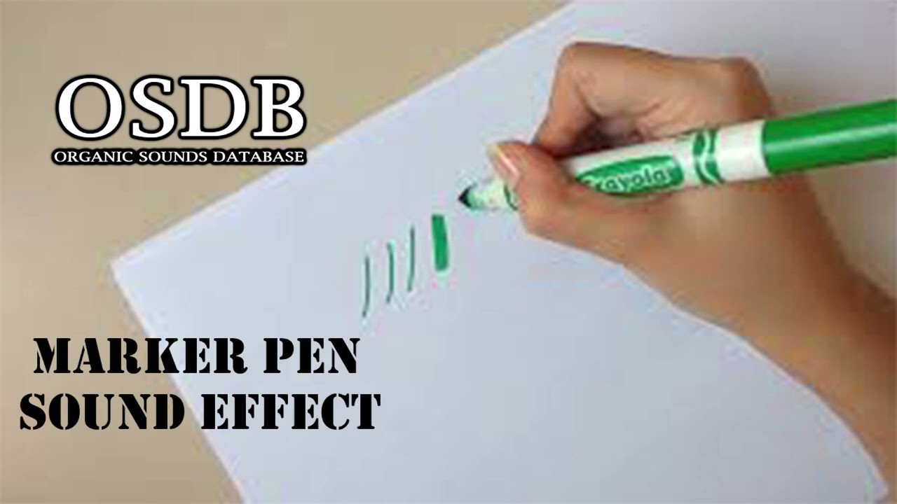 Marker Pen Sound Effect No Copyright YouTube