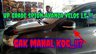 perbaikan kaca spion pecah Toyota Avanza Veloz. 