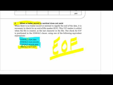 CIS170 Chapter 5 Do While EOF