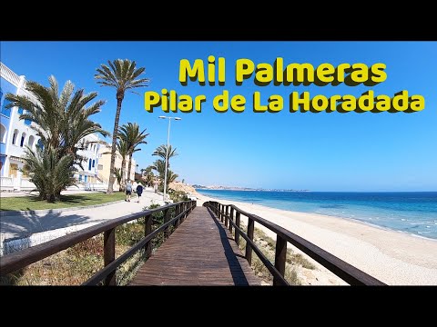 Pilar de la Horadada, Playa de Mil Palmeras, Costa Blanca, Spain. Wednesday Midday Walking Tour 🇪🇸