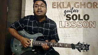 FOSSILS | EKLA GHOR | GUITAR SOLO LESSON Chords - Chordify