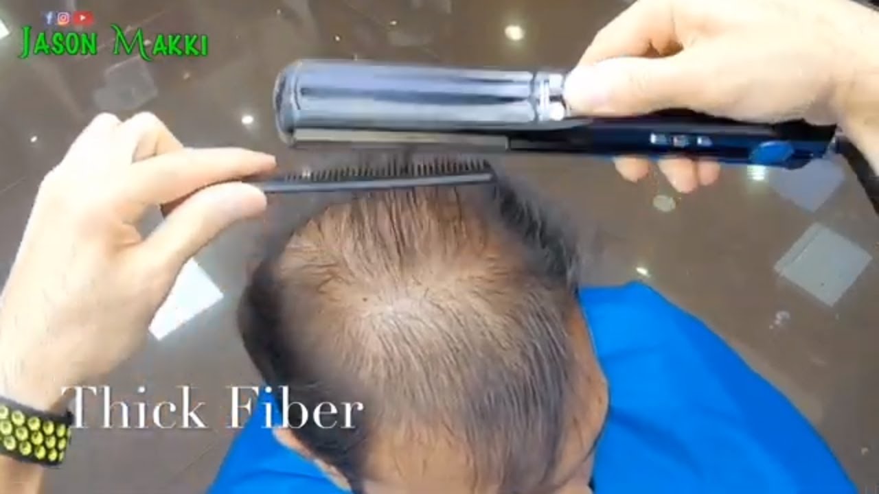 THICK FIBER - Hair Transformation - Hair Building Fibers 2019 - YouTube