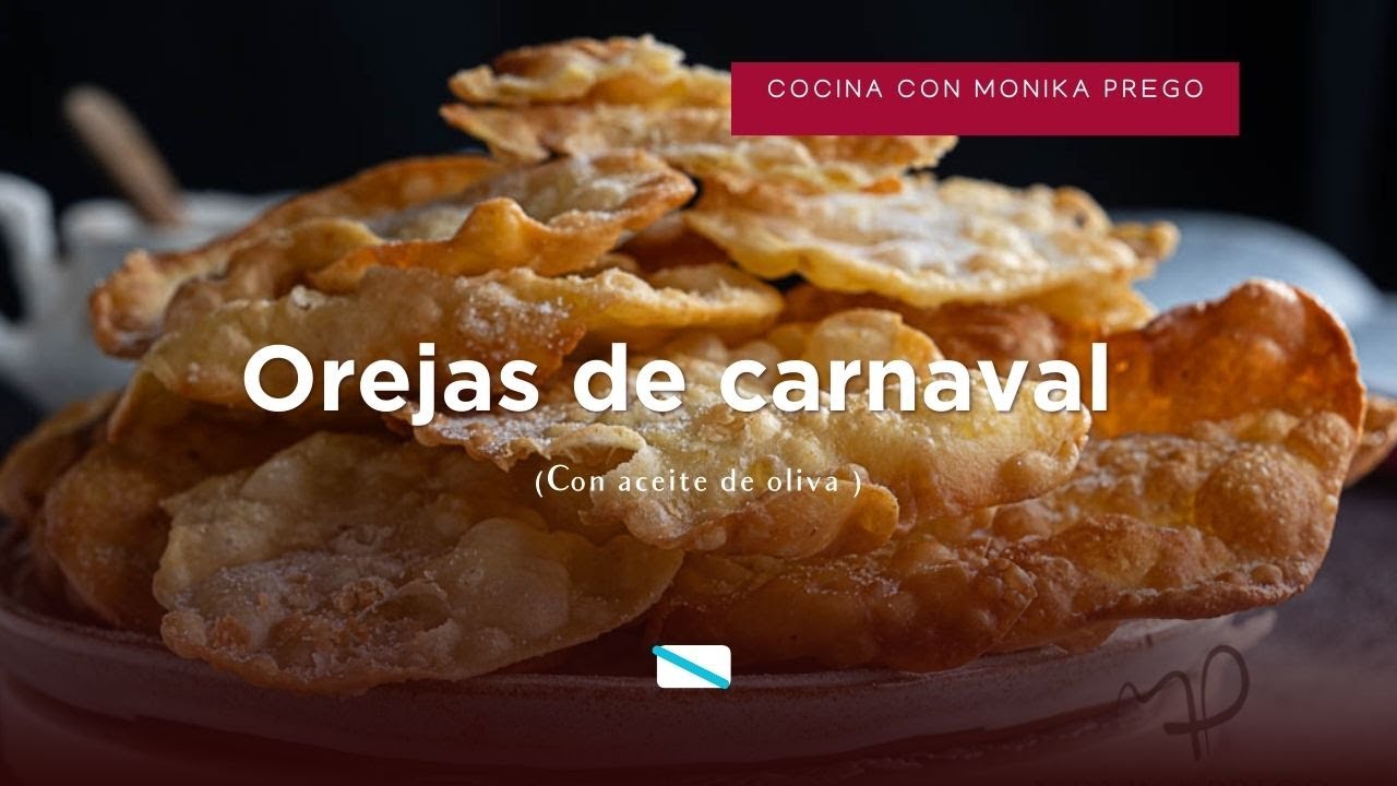 OREJAS DE CARNAVAL CON ACEITE DE OLIVA | más sabrosas y ligeras