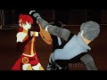 Pyrrha nikos vs  mercury black    rwby  vol 2  05  extracurricularcut   uchiha x24 