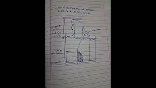Perfect 34 Size Princess Cut Blouse Drafting ✨ | Easy Method | Trending Blouse Cutting 2025 #shorts