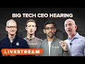 WATCH: Biggest Tech Billionaires testify before Congress (Full Hearing)