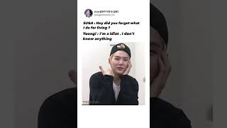 Yoongi don't know anything that what he did for living  😂😂😂😂#that that#yoongi#suga