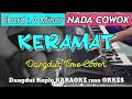 KERAMAT - H. Rhoma Irama | Versi Dangdut KARAOKE rasa ORKES || Nada Cowok