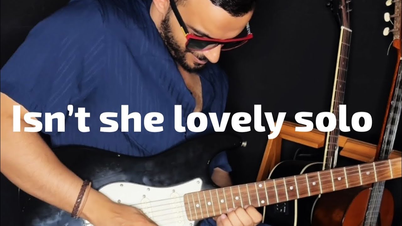 “Isn’t She Lovely” Best Guitar Solo – Stevie Wonder | Instrumental Cover 🎸