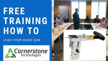 Cornerstone FREE TRAINING HOW TO LOAD YOUR QUICK GUN collision repair training courses