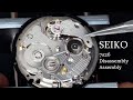 Seiko 7s26 SNK809 Watch disassembly and assembly, only music