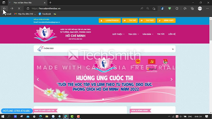 Cuộc thi Tuổi trẻ học tập và làm theo Bác năm 2022