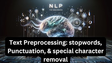 Text Preprocessing (stopwords, Punctuation, & special character removal) || NLP || Day 4