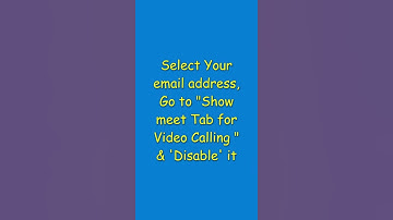 How to remove Google Meet in Gmail App