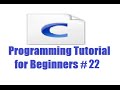 C Programming for Beginners 22 - Array of pointers