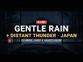 Heavy Rain & Thunder at Japan Night | 12 Hours Sleep & Anxiety Relief