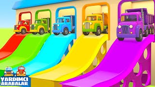 Çi̇zgi̇ Fi̇lm Yardımcı Arabalar - Türkçe Izle Erkek Çocuklar Için Animasyon Dizi