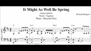 'It Might As Well Be Spring' | vocal & piano duo | with Jugrace