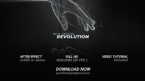 Meta Universe Titles l Technology Titles l Futuristic Video | After Effects Template