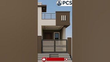 Elegant House Front Design Tutorial Using SketchUp and Enscape #shorts