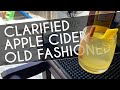 Clarified Apple Cider Old Fashioned Cocktail