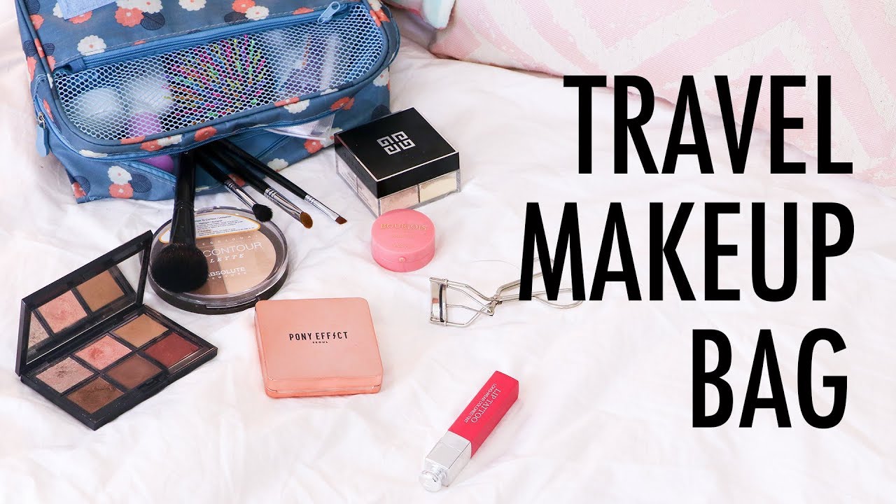 我的旅行化妝包- 不能沒有這些彩妝保養品 | What's In My Travel Makeup Bag | The Real Rosie