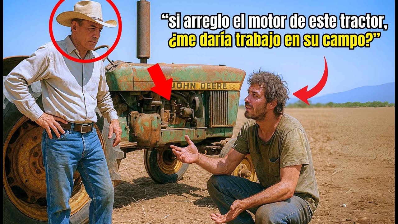 “Si arreglo el tractor ¿me daria trabajo?” Dijo el mendigo al hacendado, y al día siguiente...