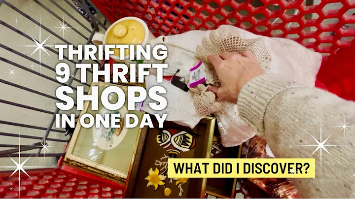 9 Thrift Stores In ONE Day! Value Village & Charity Thrift Shops In Canada | Vintage Home Decor