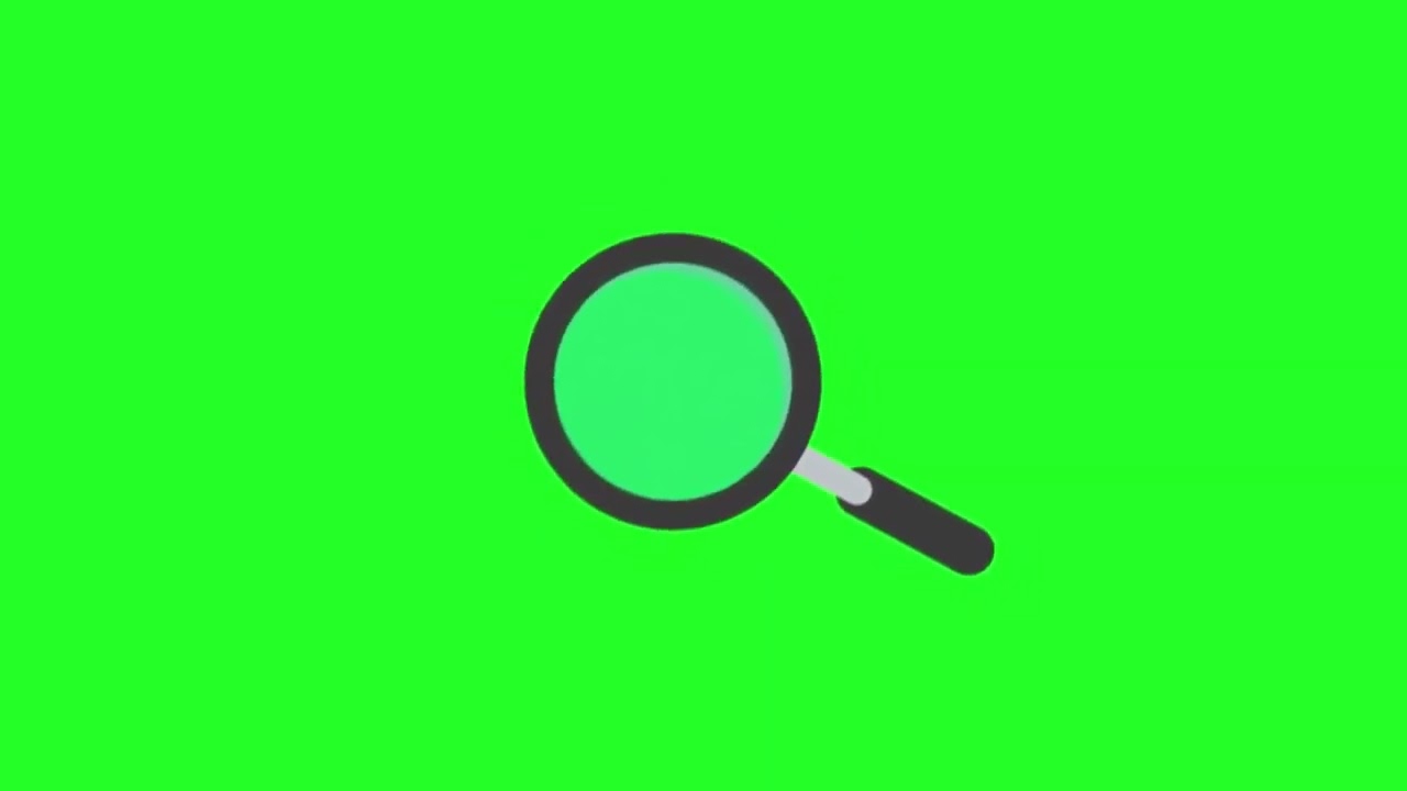 Green Screen Search magnifier YouTube