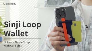 Soft and durable silicone grip with card wallet. Sinji Loop Wallet screenshot 5