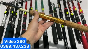 Máy Câu Nhật Bãi : Lô cần câu rút nhật bãi  Cực đẹp giá 150 - 350k Cực đẹp , video 290