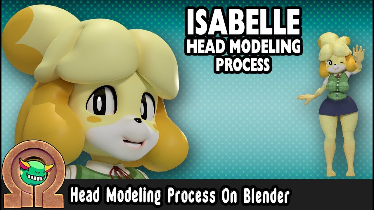 3D Commissions of Isabelle, from Animal Crossing with Argento's Style