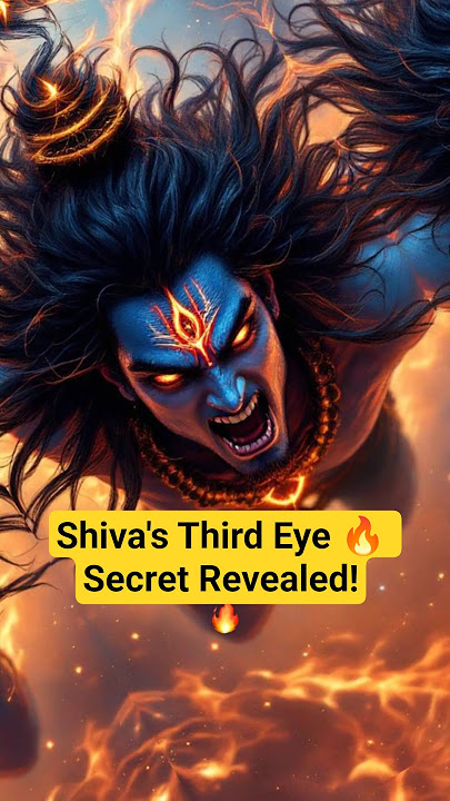 Why Shiva Has a Third Eye? The Untold Story 🔥  #sanatanadharma #shiva  #hindumythology