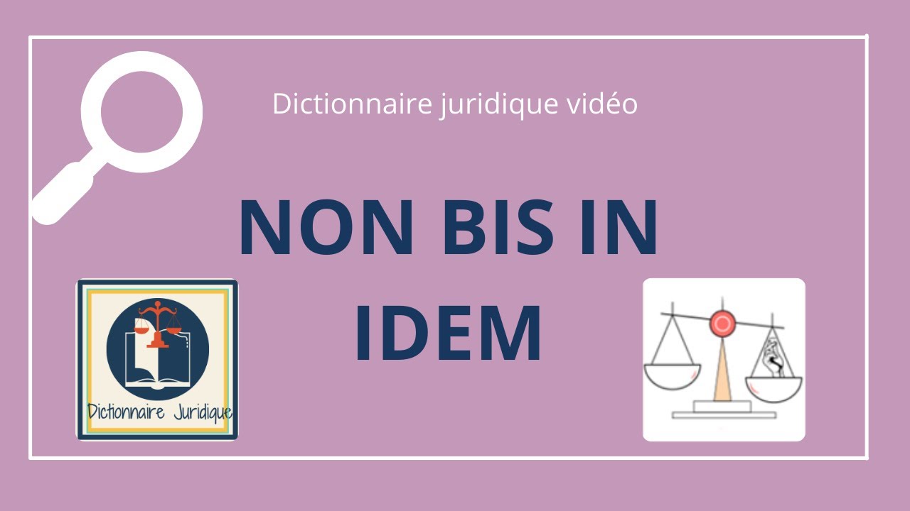 PRINCIPE NON BIS IN IDEM en droit pénal 🔤 YouTube PRINCIPE NON BIS IN IDEM en droit pénal 🔤 YouTube