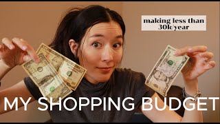 NO BUY WEEK #17: my BUDGET...finally talking about money (in relation to shopping)!