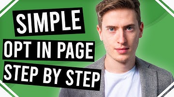 ClickFunnels Opt In Page Creation Step by Step