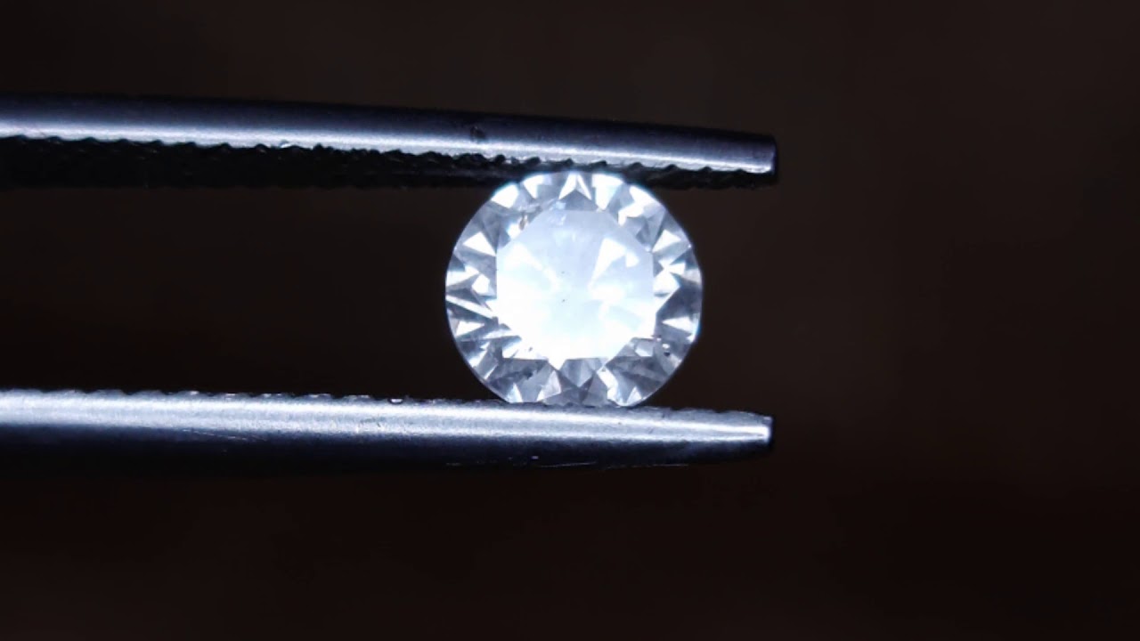 Natural Diamond Color D I2 0.77 Carats Certificate Grading SKY Lab
