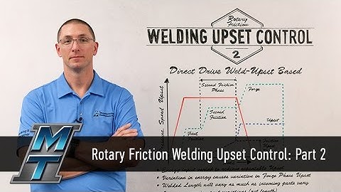 MTI Whiteboard Wednesdays: Rotary Friction Welding Upset Control- Part 2