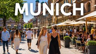 Munich, Germany City Walking Tour | Summer Vibes 4K