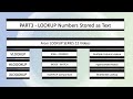 Part3 - LOOKUP Series - Lookup Numbers stored as Text
