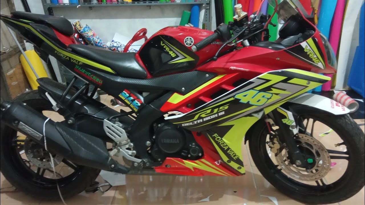 Pasang Striping Yamaha R15 Semi Full Body Youtube