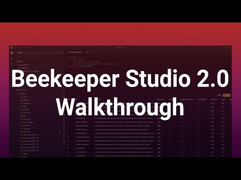 Beekeeper Studio - SQL Editor (Open Source and Free) - Full
