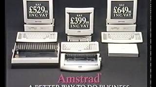 Amstrad word processor 1992 TV advert