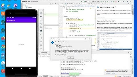 Using Android Studio to write Hello World after creating a new Android Virtual Device (AVD)