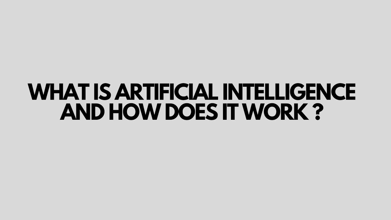 Understanding the Power of Artificial Intelligence - YouTube
